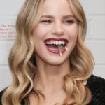 Halston Sage Doll Eating Picture